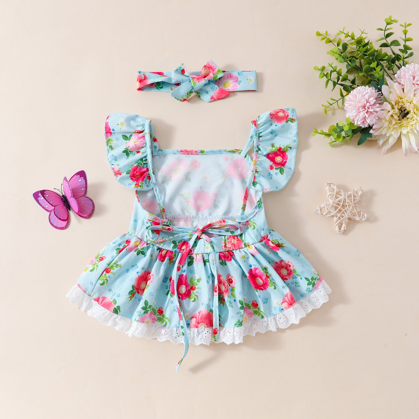 Robe d'été en coton pour bébé