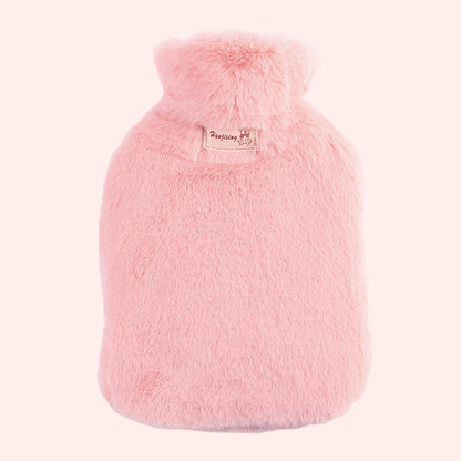 Plush hot water bottle for pregnant women