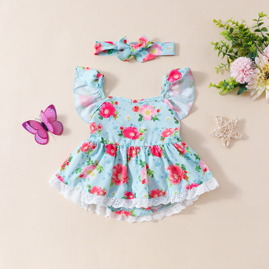 Robe d'été en coton pour bébé