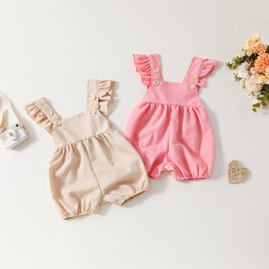 Baby shorts jumpsuit