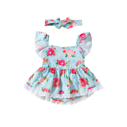 Robe d'été en coton pour bébé