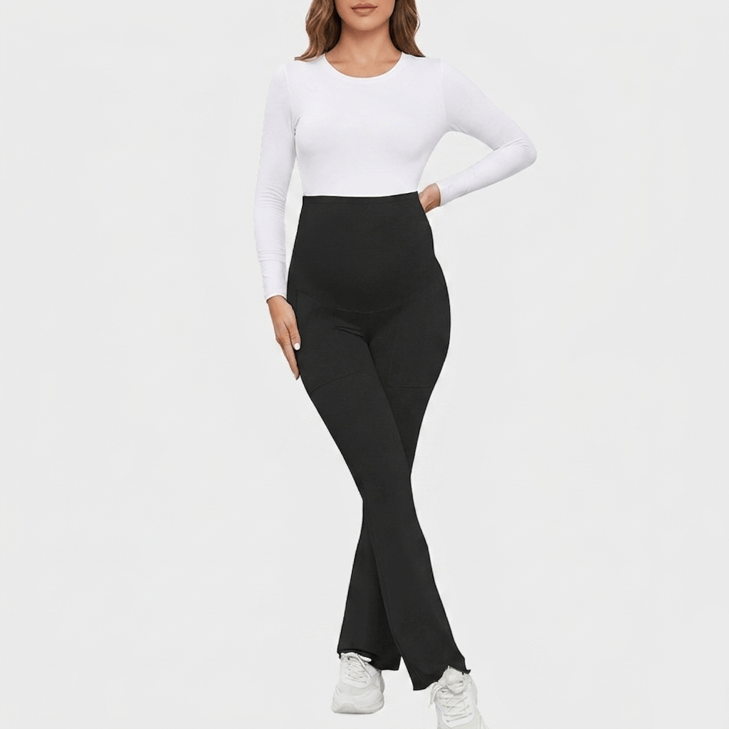 Pantalon Grossesse Taille Haute Maintien Ventre Mini Merveille  Pantalon de grossesse