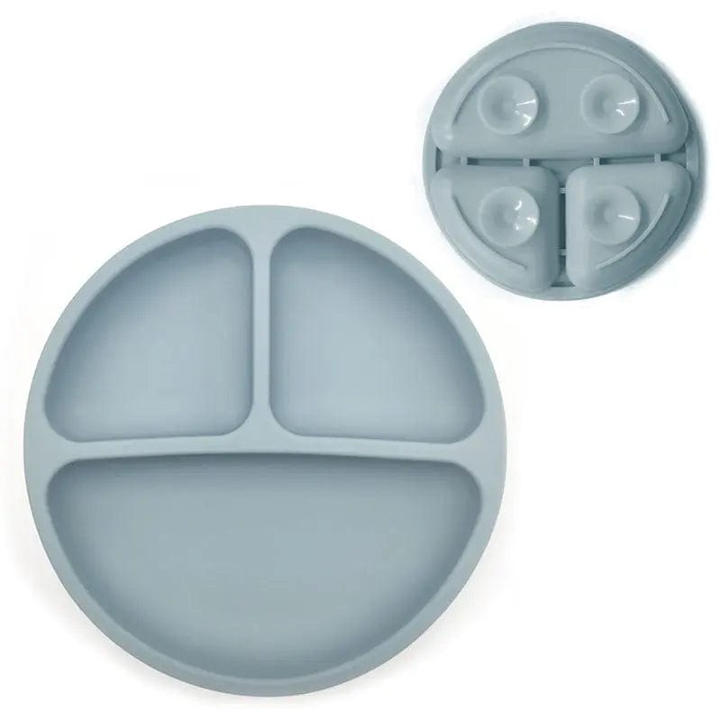 Assiette bébé ventouse Bleu Mini Merveille