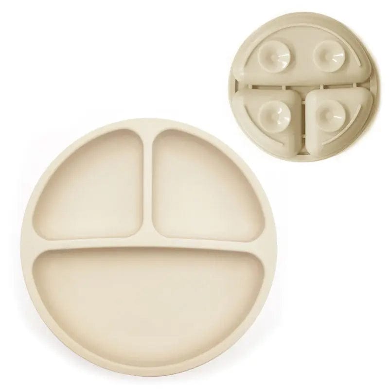 Assiette bébé ventouse Jaune Mini Merveille