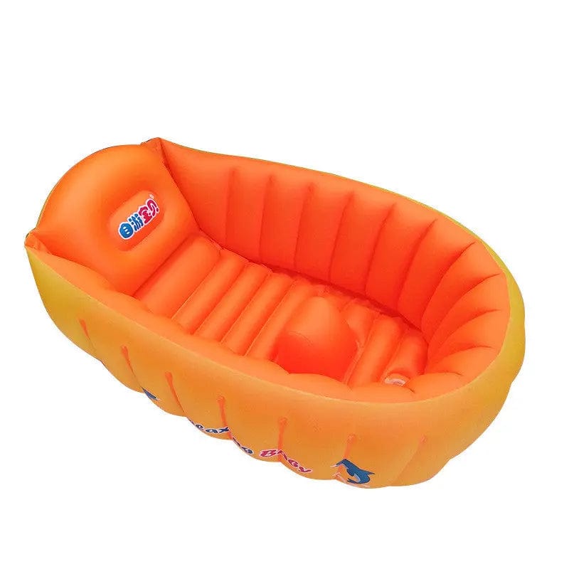 Baignoire gonflable pour bébé Orange Mini Merveille