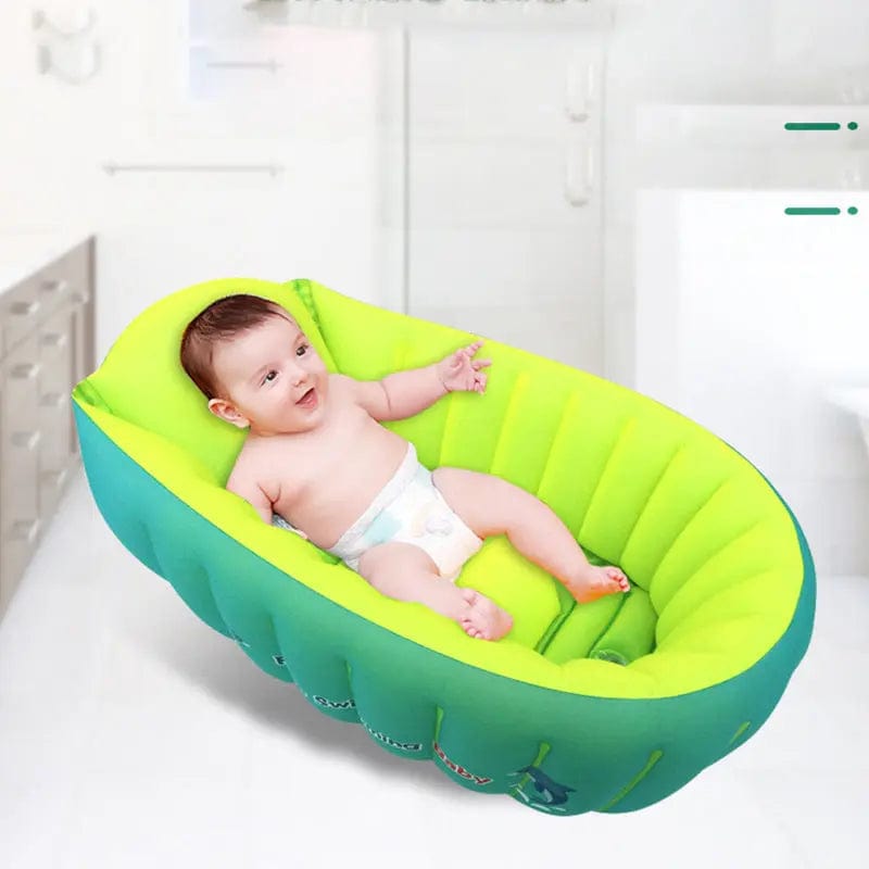 Baignoire gonflable pour bébé Vert Mini Merveille