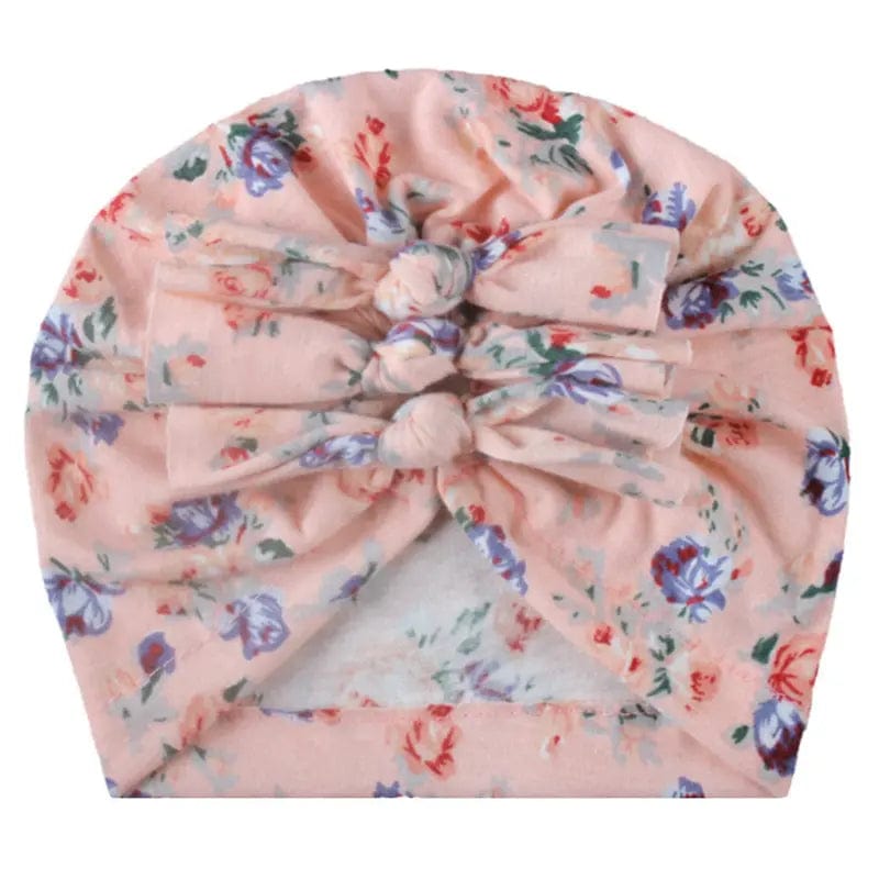 Bandeau nœud fleuri Rose Mini Merveille