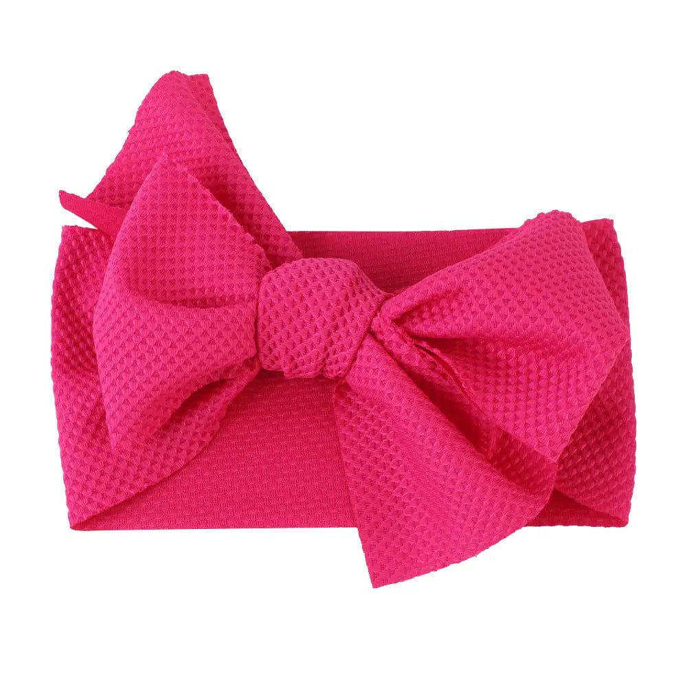 Bandeau nœud pour bébé Rose Mini merveille