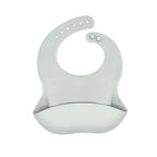 Bavoirs Bébé en Silicone - Mini merveille14:691Pure Gray