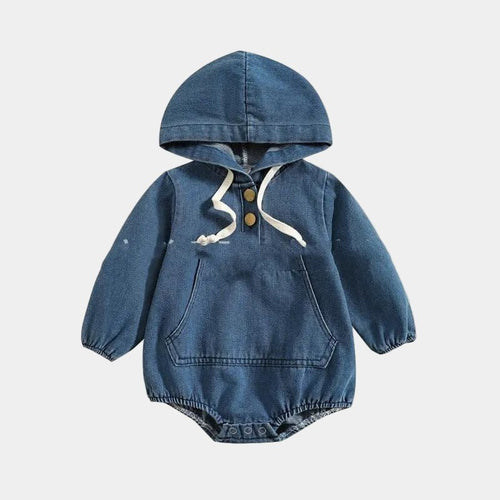 Body à manches longues à capuche pour bébé - Mini merveilleCJYE178633004DW