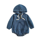Body à manches longues à capuche pour bébé - Mini merveilleCJYE178633004DW