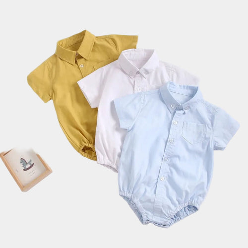 Body chemise manches courtes bébé Mini Merveille