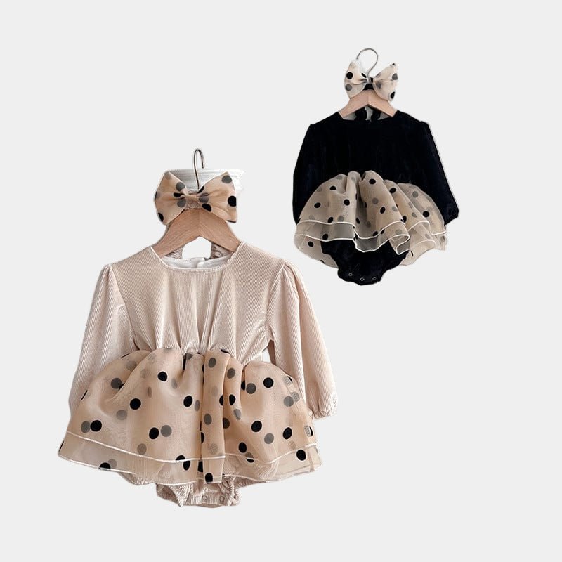 Body jupe à pois pour bébé - Mini merveilleCJYE192752705EV