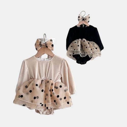 Body jupe à pois pour bébé - Mini merveilleCJYE192752705EV