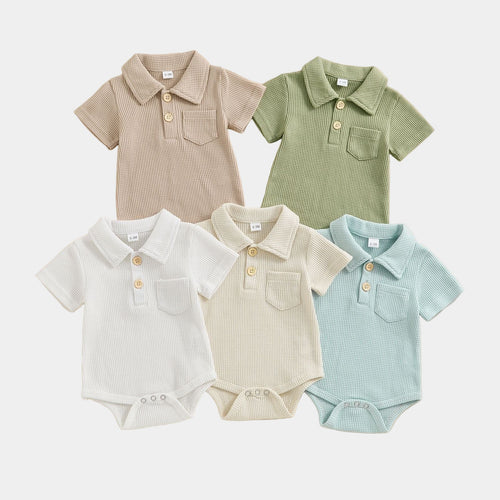 Body polo manches courtes matelassé - Mini merveilleCJYE202372704DW