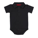 Body polo manches courtes pour bébé - Mini merveilleCJWJYEYE03013-Black-3m