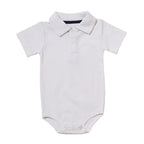 Body polo manches courtes pour bébé - Mini merveilleCJWJYEYE03013-White-3m