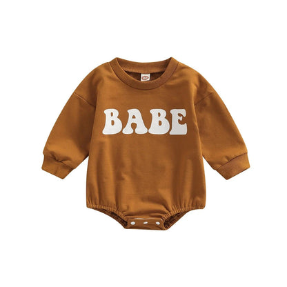 Body sweat col rond pour bébé Camel / 0-3 mois Mini Merveille