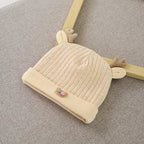 Bonnet à cornes pour bébé Jaune Mini merveille