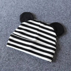 Bonnet oreilles de souris - Mini merveilleCJWJYEYE02542-Black stripes