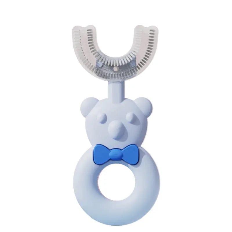 Brosse à dent pour bébé en forme de U Blanc Mini Merveille