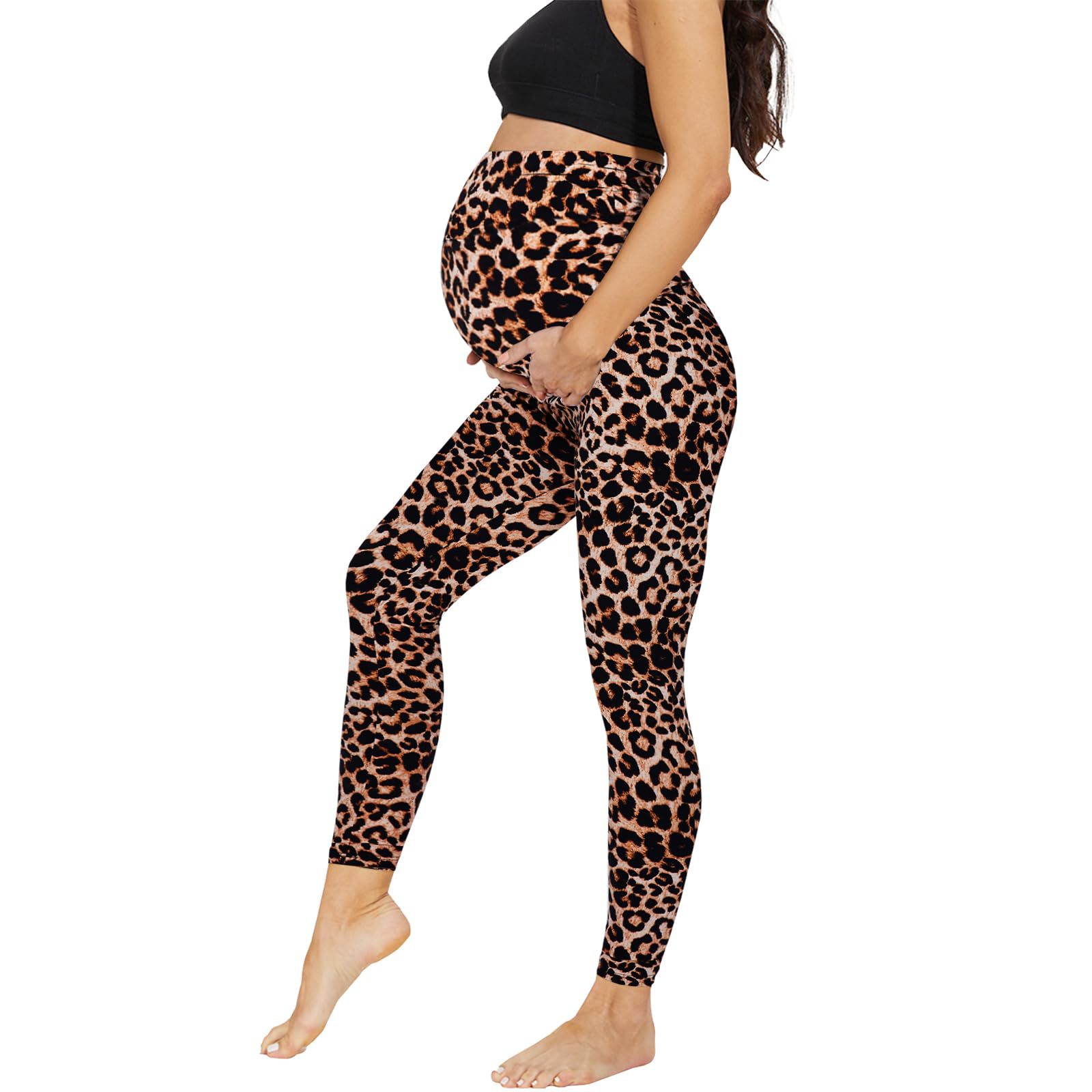 Pregnant Women's Cropped High Waist Fashion Casual Leggings Mini Merveille  short de grossesse