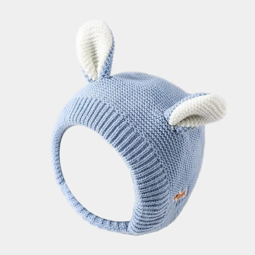 Cagoule oreilles tricotées bébé hiver Mini Merveille