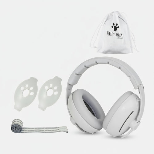 Casque Anti - Bruit Bébé 6 - 48 mois - Mini merveille14:292-in-1 Grey