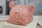 Casquette oreilles d'ourson à pois pour bébé - Mini merveilleCJWJYEYE01741-Pink