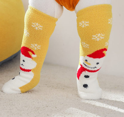 Chaussettes Hautes de Noël Snowman Mini merveille