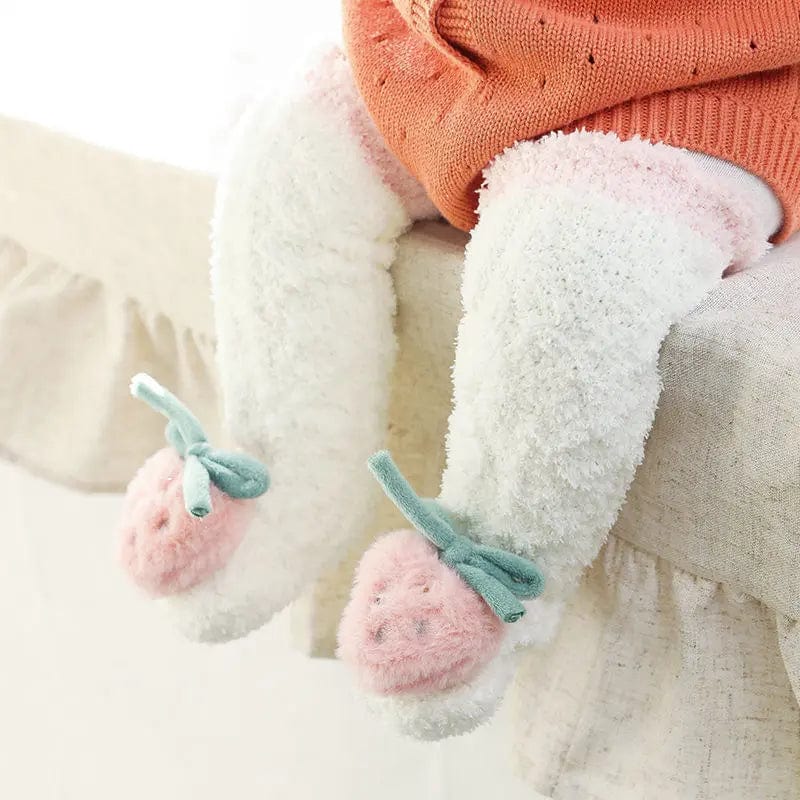 Chaussettes hautes pour bébé Blanc Mini merveille