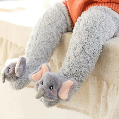 Chaussettes hautes pour bébé Gris Mini merveille