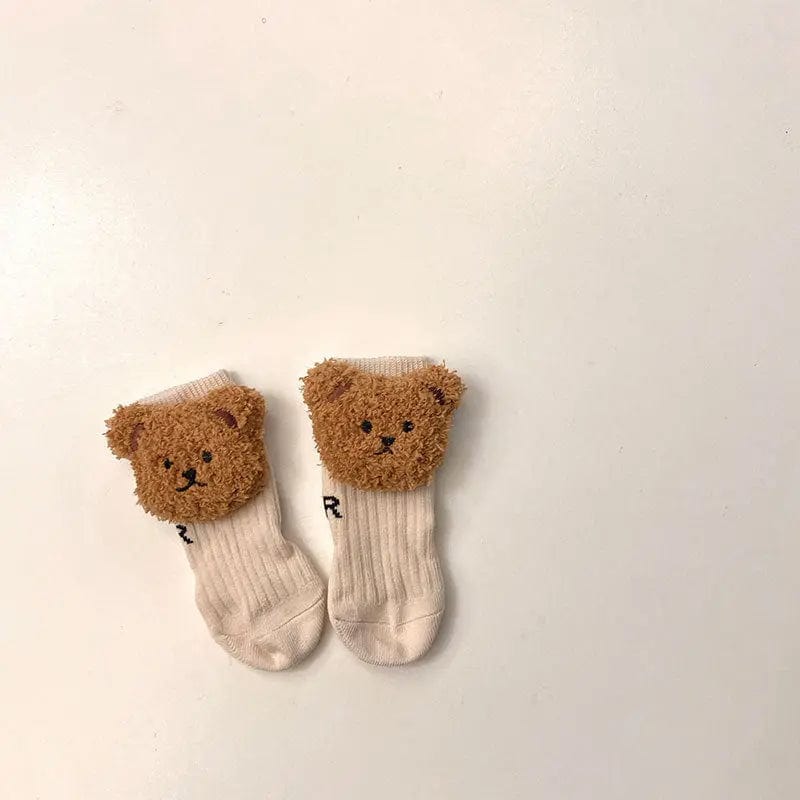 Chaussettes pour bébé Beige / 0-12 mois Mini merveille