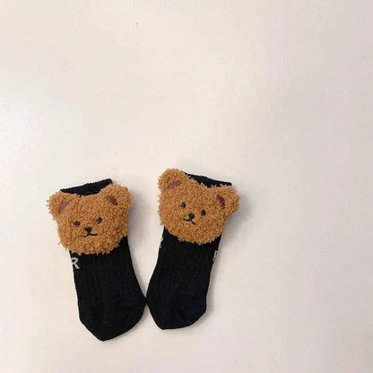 Chaussettes pour bébé Noir / 0-12 mois Mini merveille