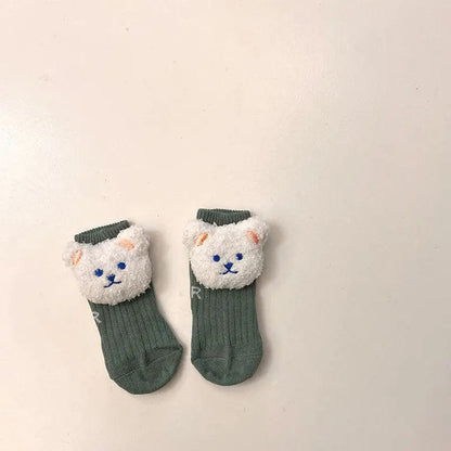 Chaussettes pour bébé Vert / 0-12 mois Mini merveille