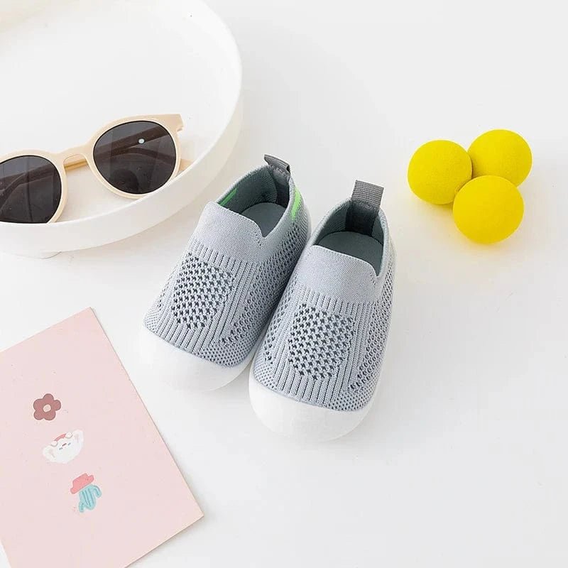 Chaussures Bébé Souples - Mini merveille14:10A14-Gray;200000124:200000292