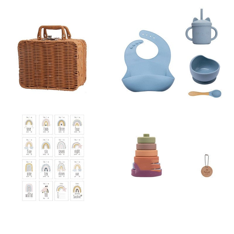 Coffret cadeau bébé Bleu Mini merveille