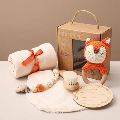 Coffret cadeau de naissance 5 pièces Renard Mini Merveille