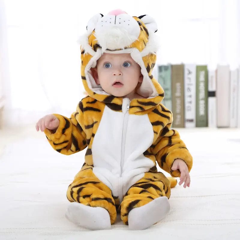 Combinaison Bébé Hiver Tigre / 0-6 mois Mini merveille