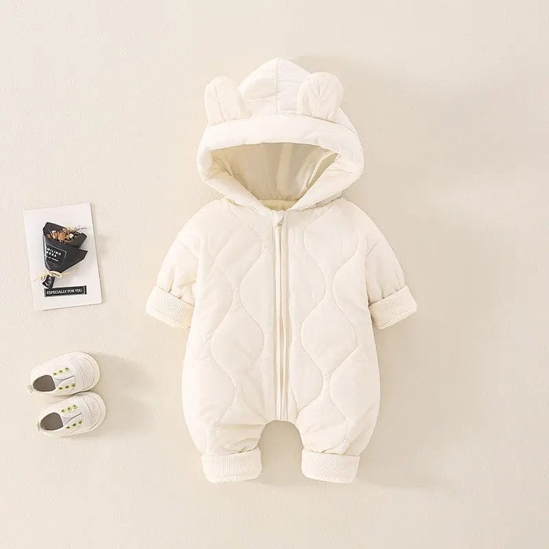 Combinaison hiver pour bébé Beige / 0-3 mois Mini merveille