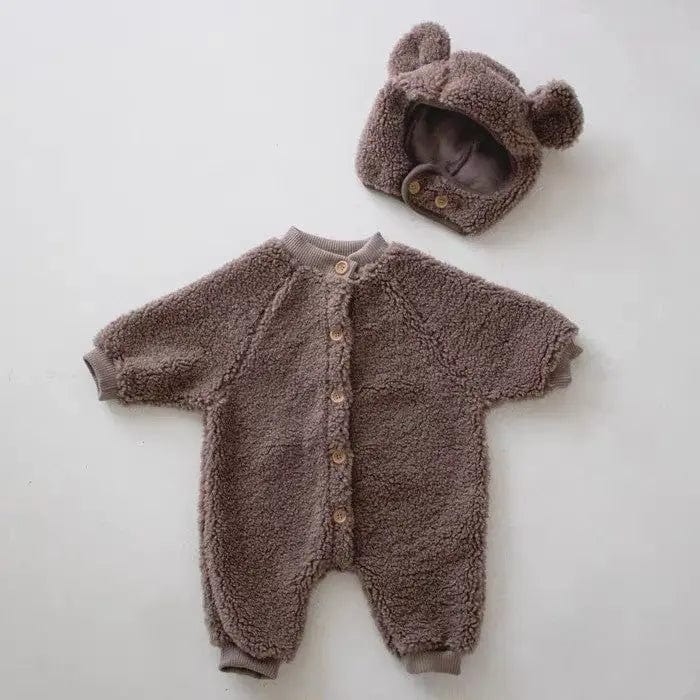 Combinaison Hiver pour Bebe Marron / 0-3 mois Mini merveille