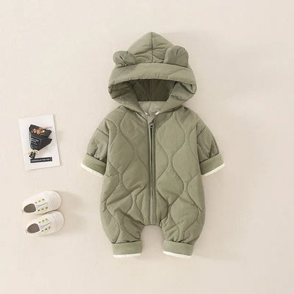 Combinaison hiver pour bébé Vert / 0-3 mois Mini merveille