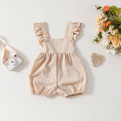 Combinaison short pour bébé Mini merveille  Vêtement pour filles