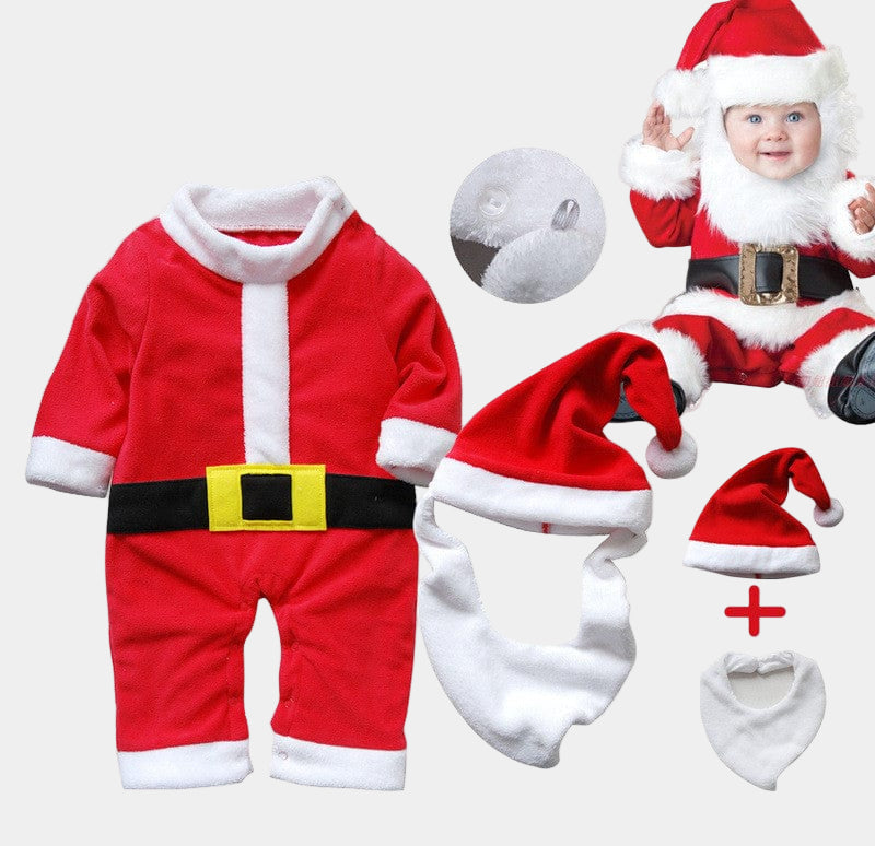 Costume Père Noël Bébé Mini merveille
