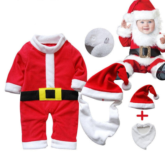 Costume Père Noël Bébé Mini merveille