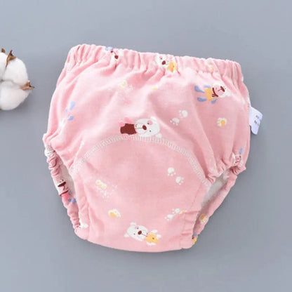 Couche culotte lavable Ourson rose / 3-6 Kg Mini Merveille