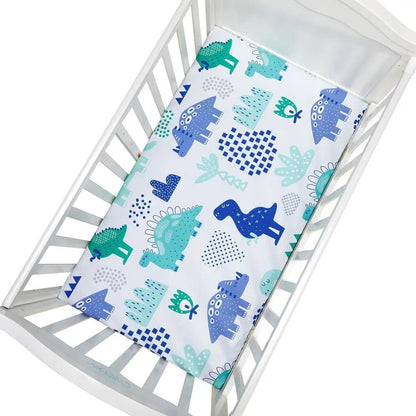 Drap housse pour berceau en polyester Dinosaure Mini merveille