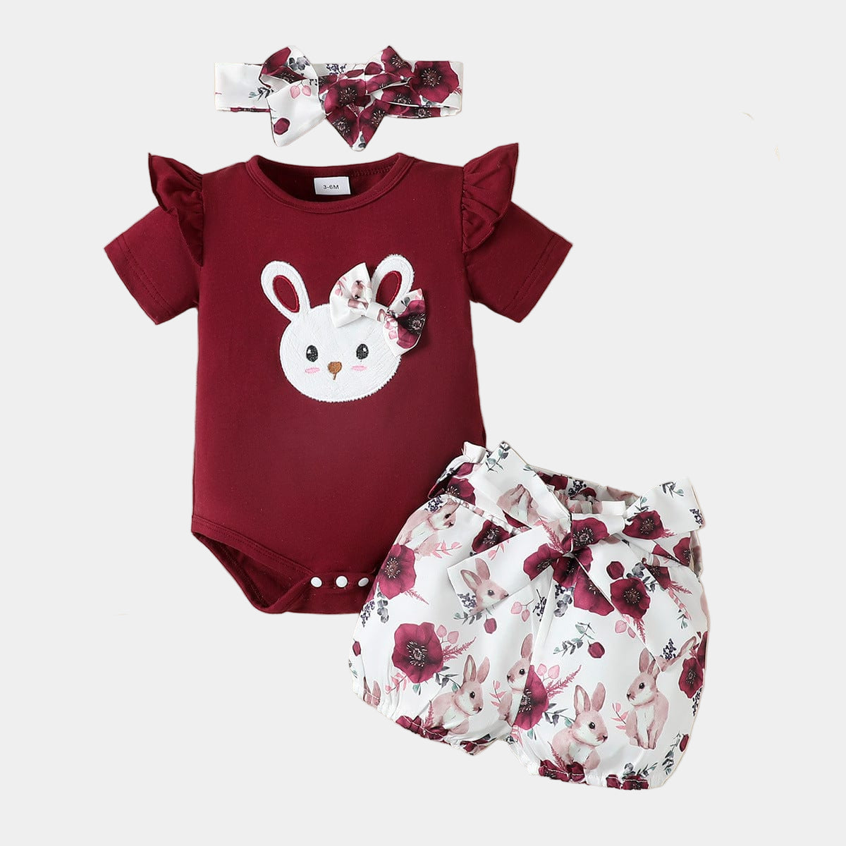 Ensemble 3 pièces pour bébé 0-3 mois Mini merveille