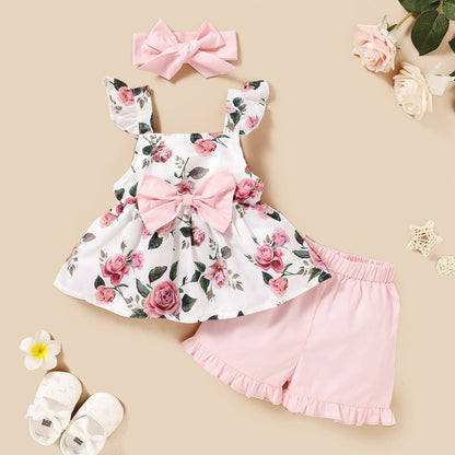 Ensemble 3 pièces pour Bébé Rose / 18-24 mois Mini merveille