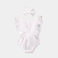 Ensemble body et bandeau en dentelle pour bébé - Mini merveilleCJYE173832907GT